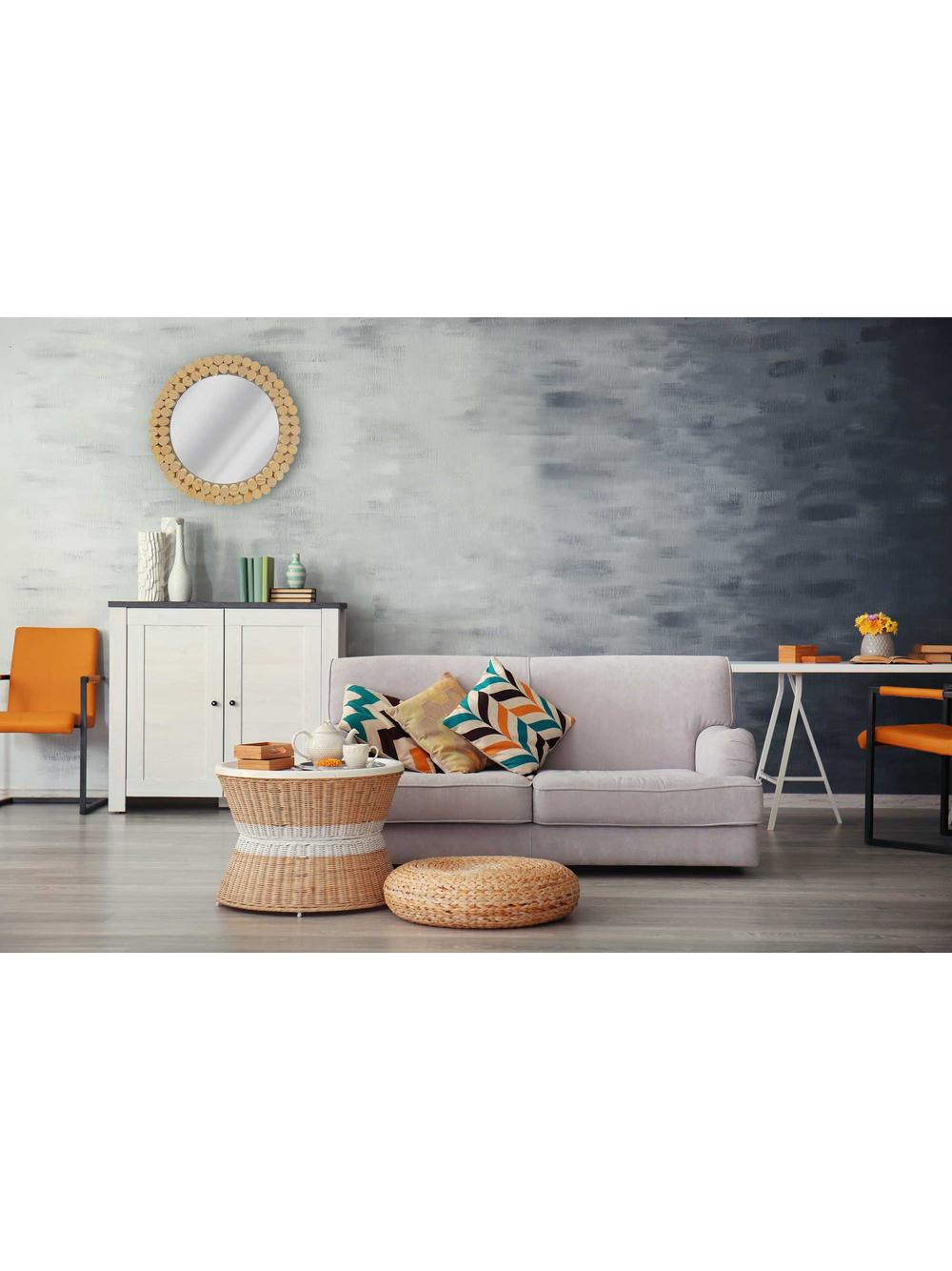 LUSTRO ŚCIENNE BOHO 36CM KLNA-MR01