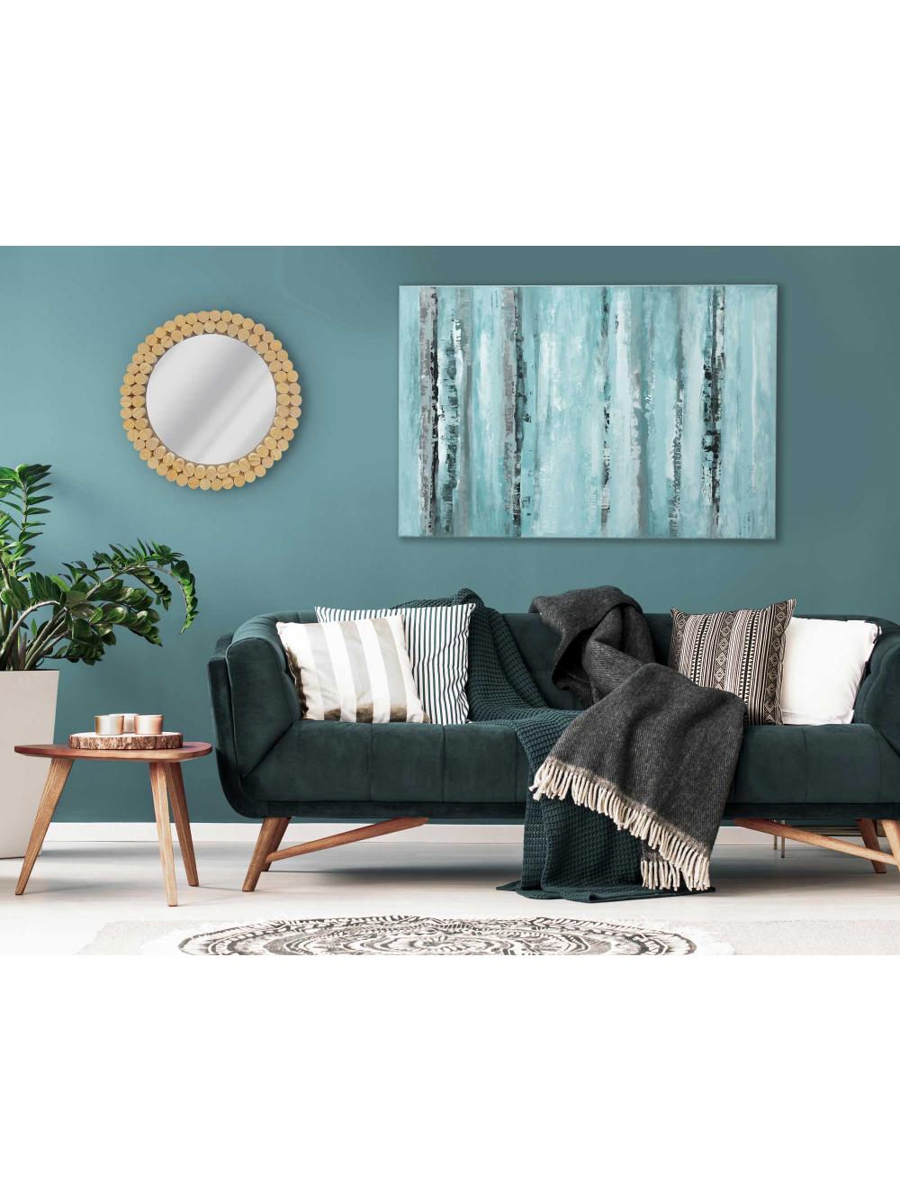 LUSTRO ŚCIENNE BOHO 36CM KLNA-MR01