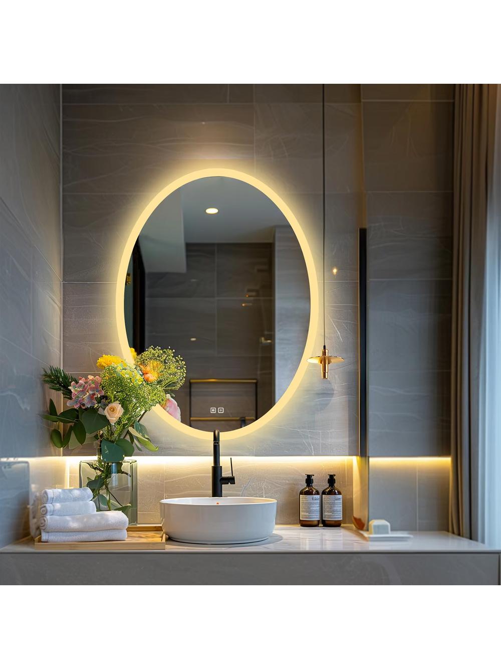 LUSTRO ŚCIENNE LED 60x80cm WWA