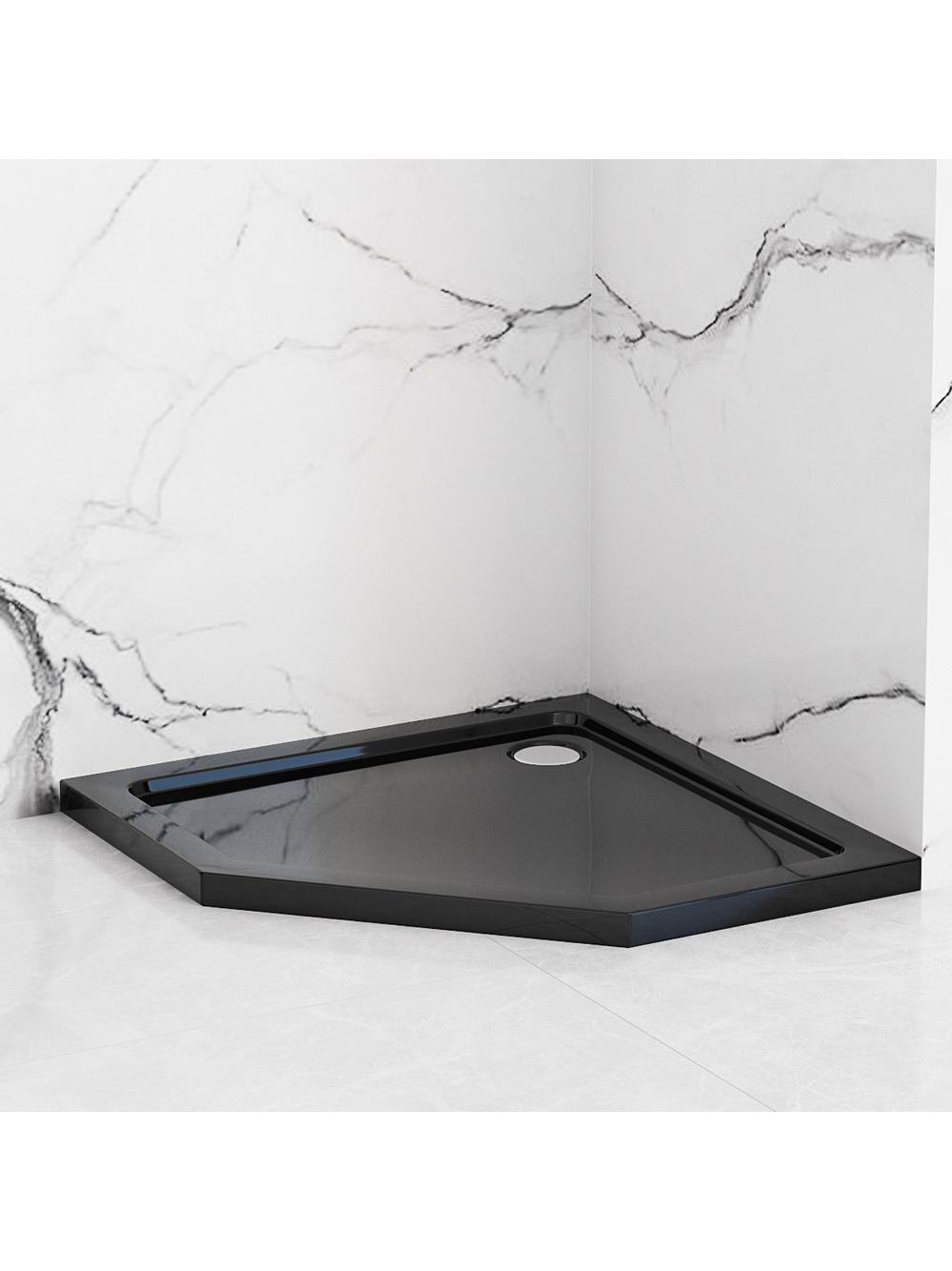 Kabina prysznicowa Rea DIAMOND 90x90 BLACK MAT