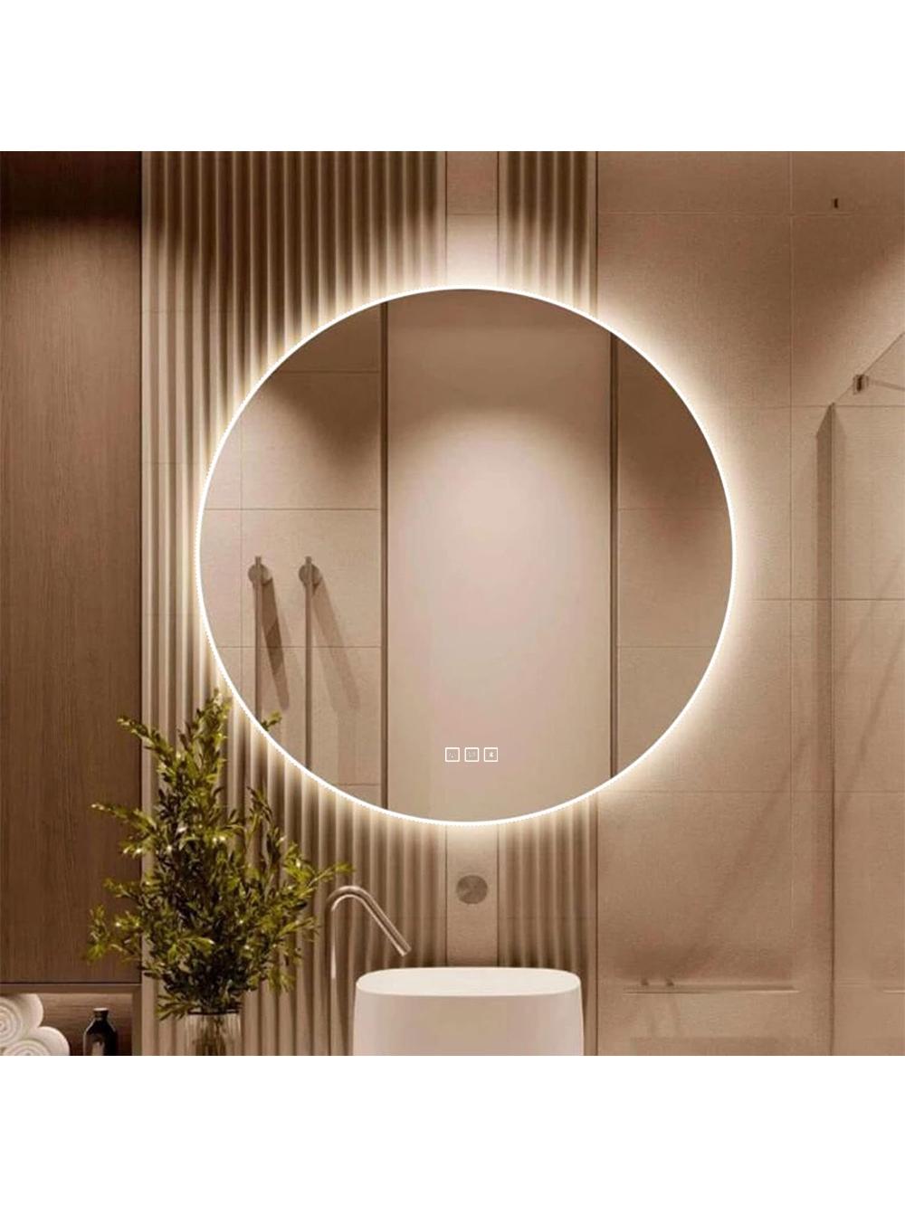 LUSTRO ŚCIENNE LED Z BLUETOOTH 60cm ROUND