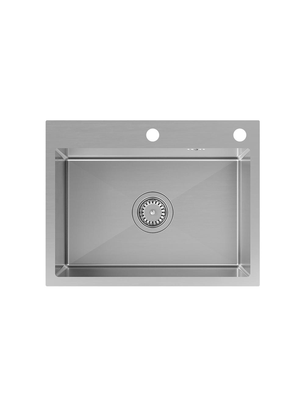 Zlewozmywak stalowy LUKE 110 WORKSTATION Nikiel szczotkowany