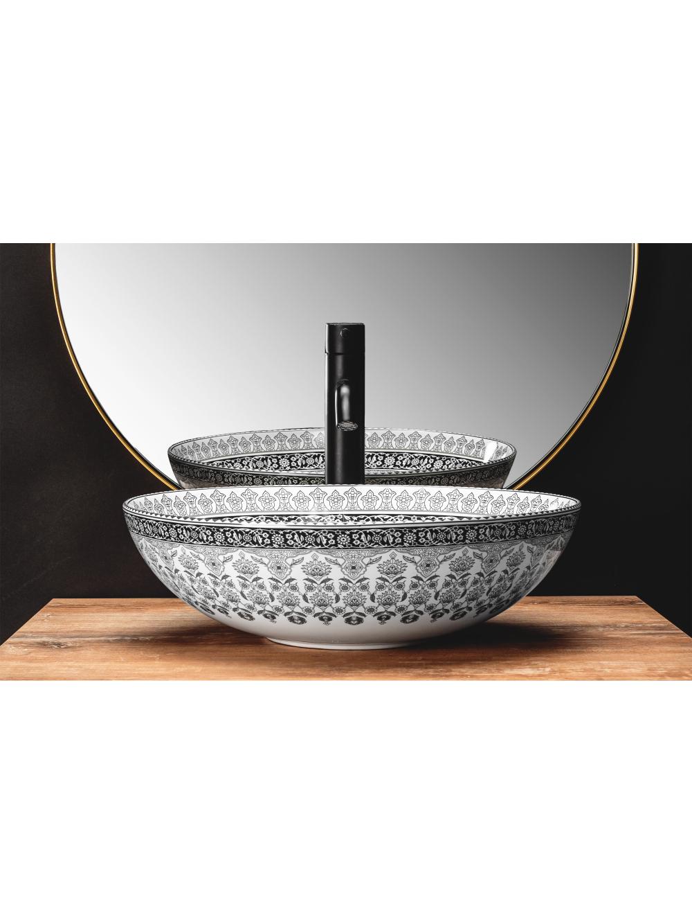 Umywalka nablatowa Rea Arte dark grey