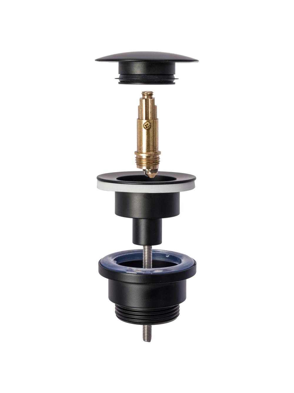 Universal click-clack βύσμα νιπτήρα Rea Black Antique