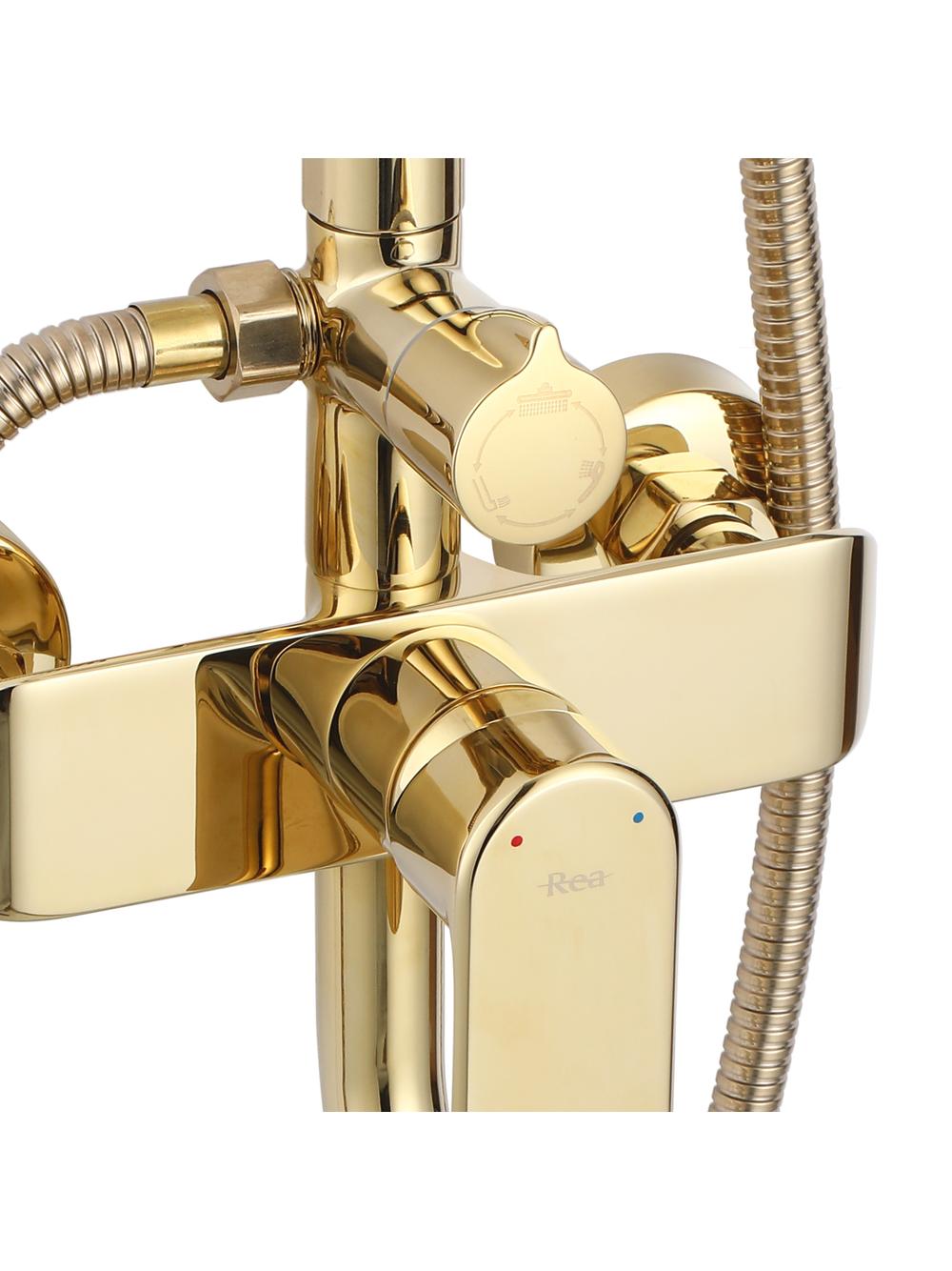 Σετ ντους REA BLOOM GOLD GOLD