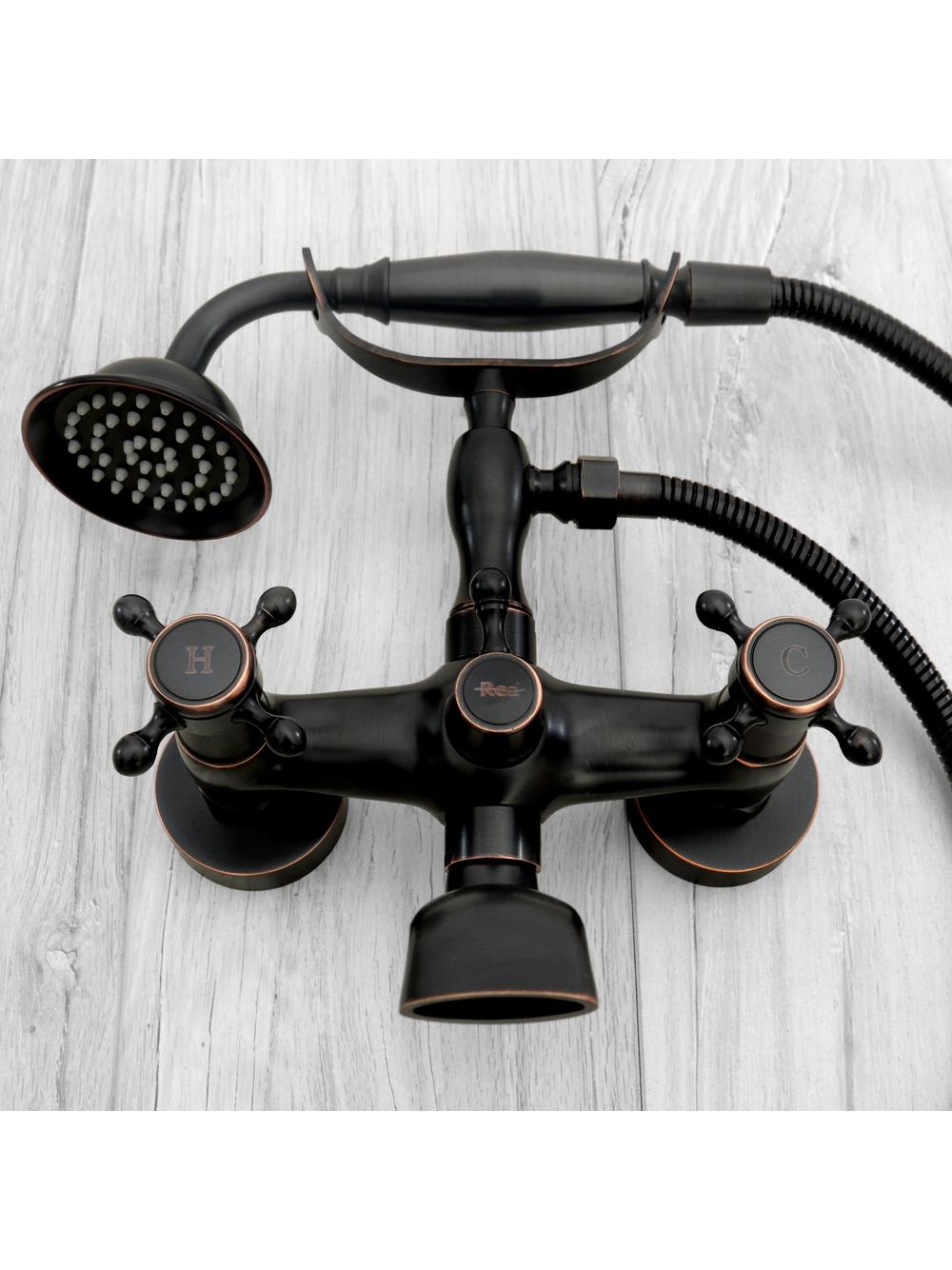 Bateria wannowa Rea Retro czarna postarzana