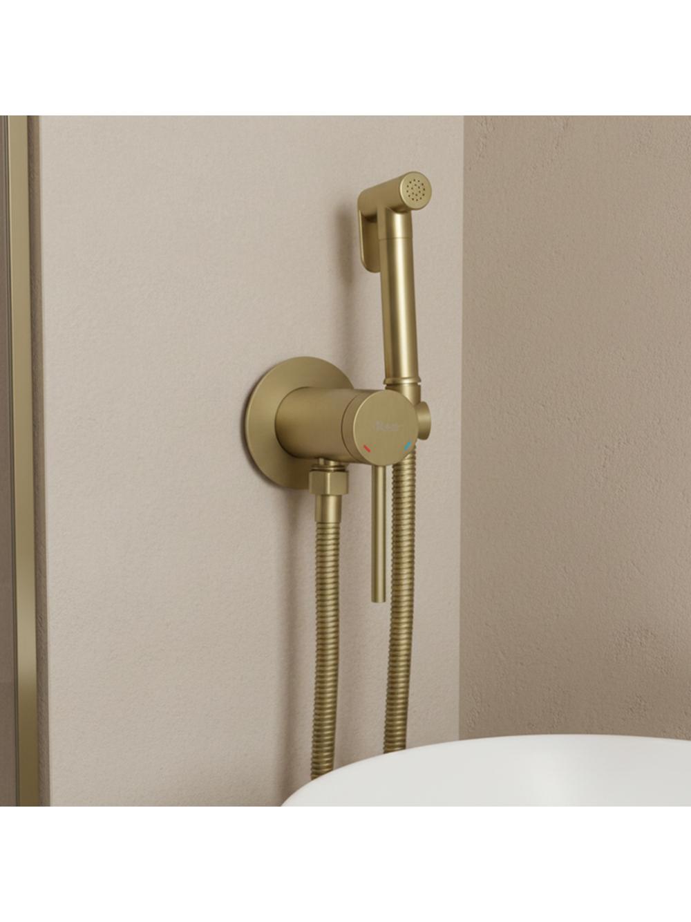 Bidet faucet Foss Clif Brush Gold
