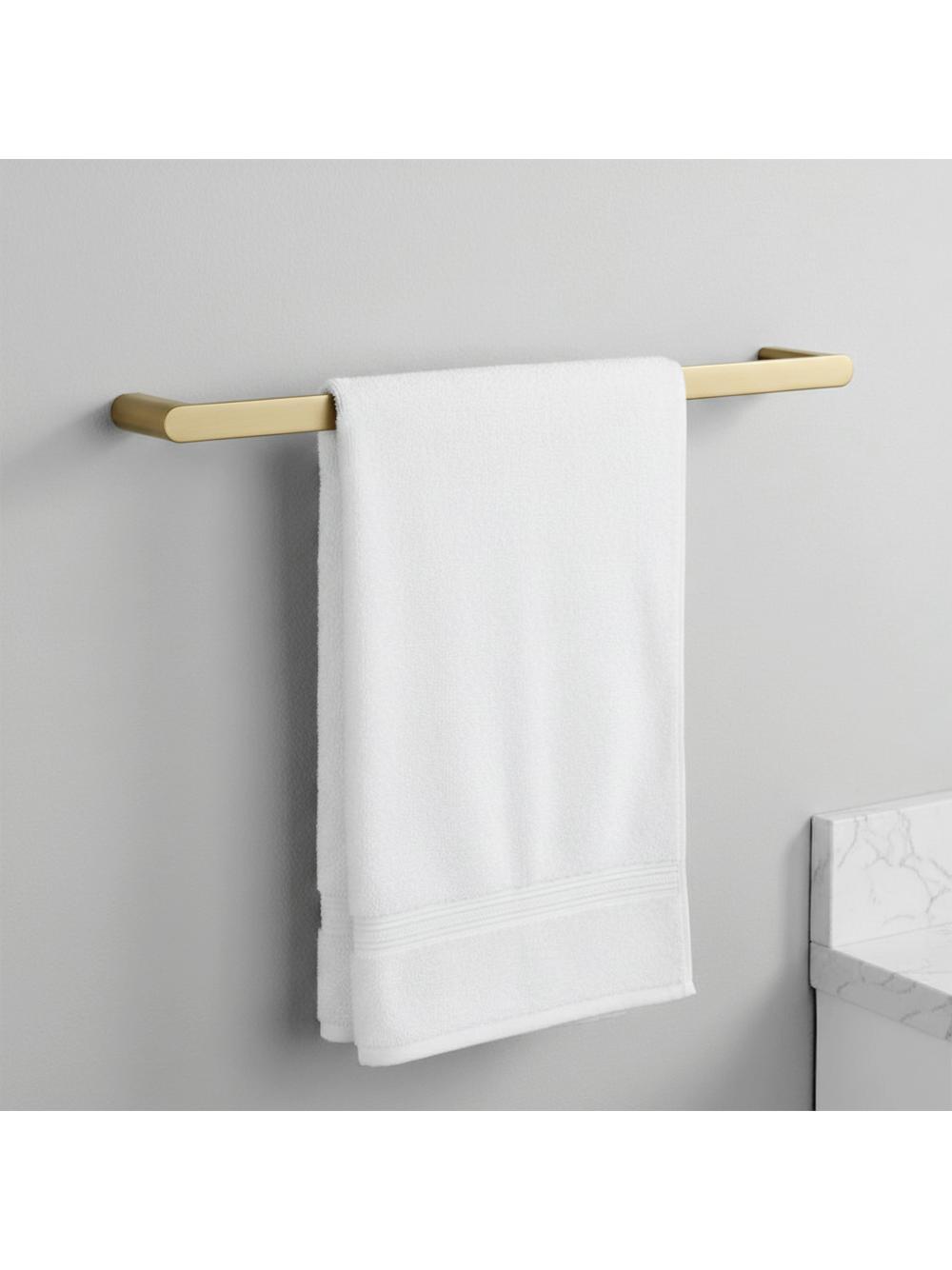 Kylpyhuonetarvikesetti Mati Brush Gold 4 osaa