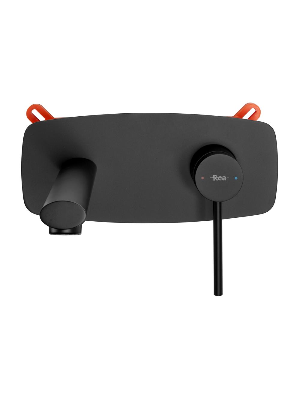 ROBINET ENCASTRÉ REA OVAL BLACK + BOX