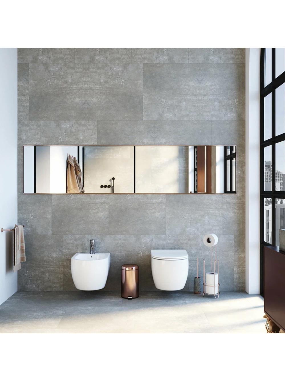 Zestaw Misa WC Carlo Mini Rimless Flat + Bidet Carlo Mini
