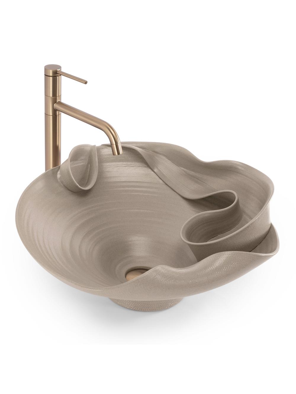 Ceramic Countertop Basin REA HM-12 Handmade ART
