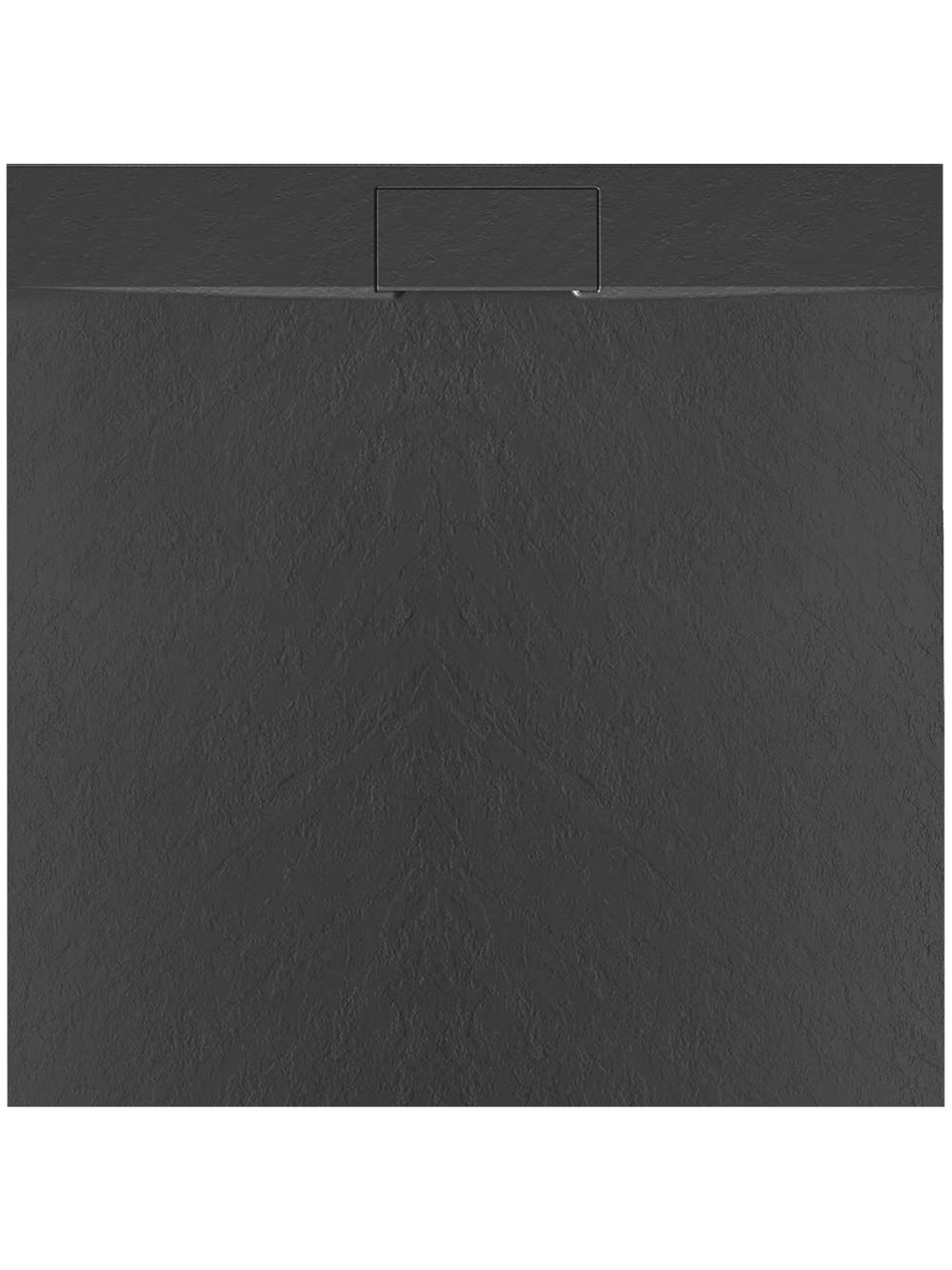 Brodzik prysznicowy Bazalt Black 90x90
