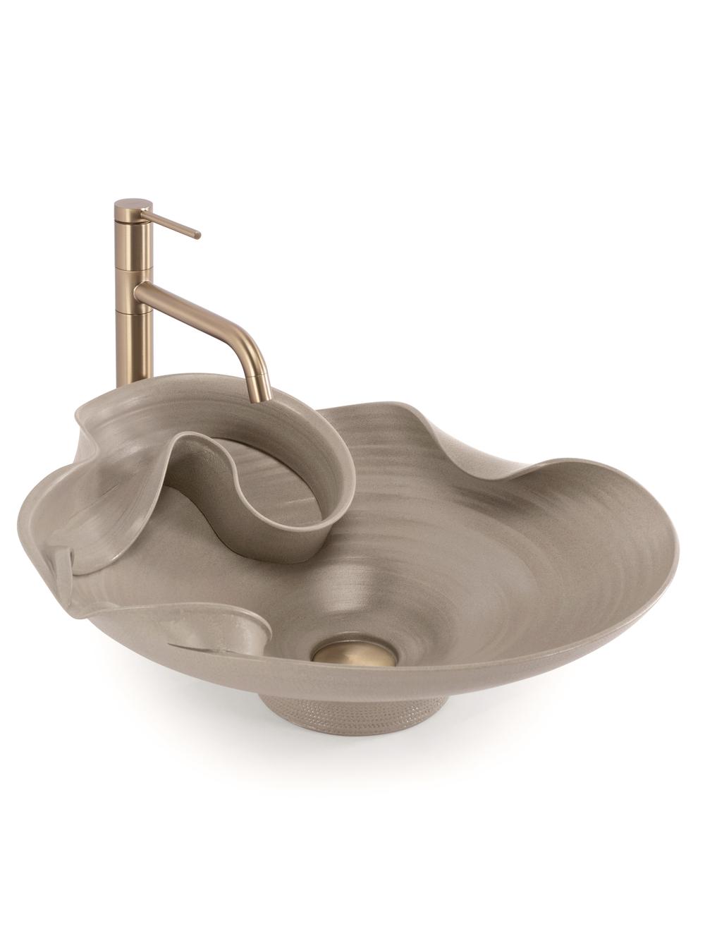 Ceramic Countertop Basin REA HM-12 Handmade ART