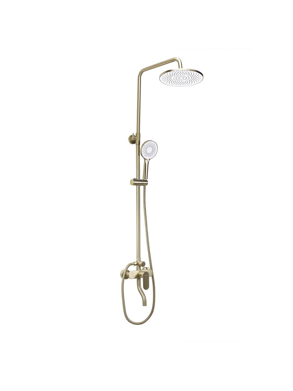 Shower set REA DROP Brush Gold