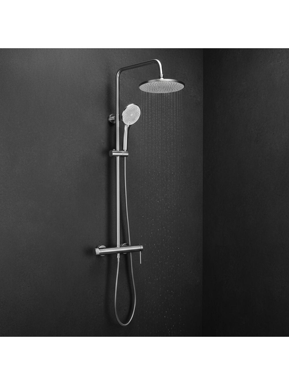 Set doccia Rea Foss Clif Brush Nickel