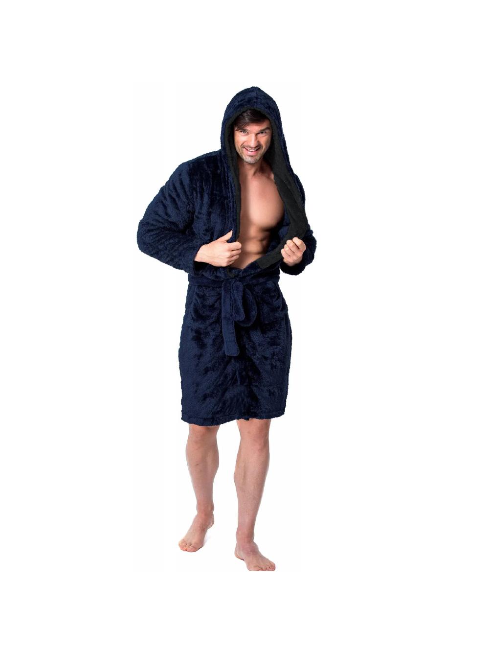 Szlafrok męski Jordan Navy Black L