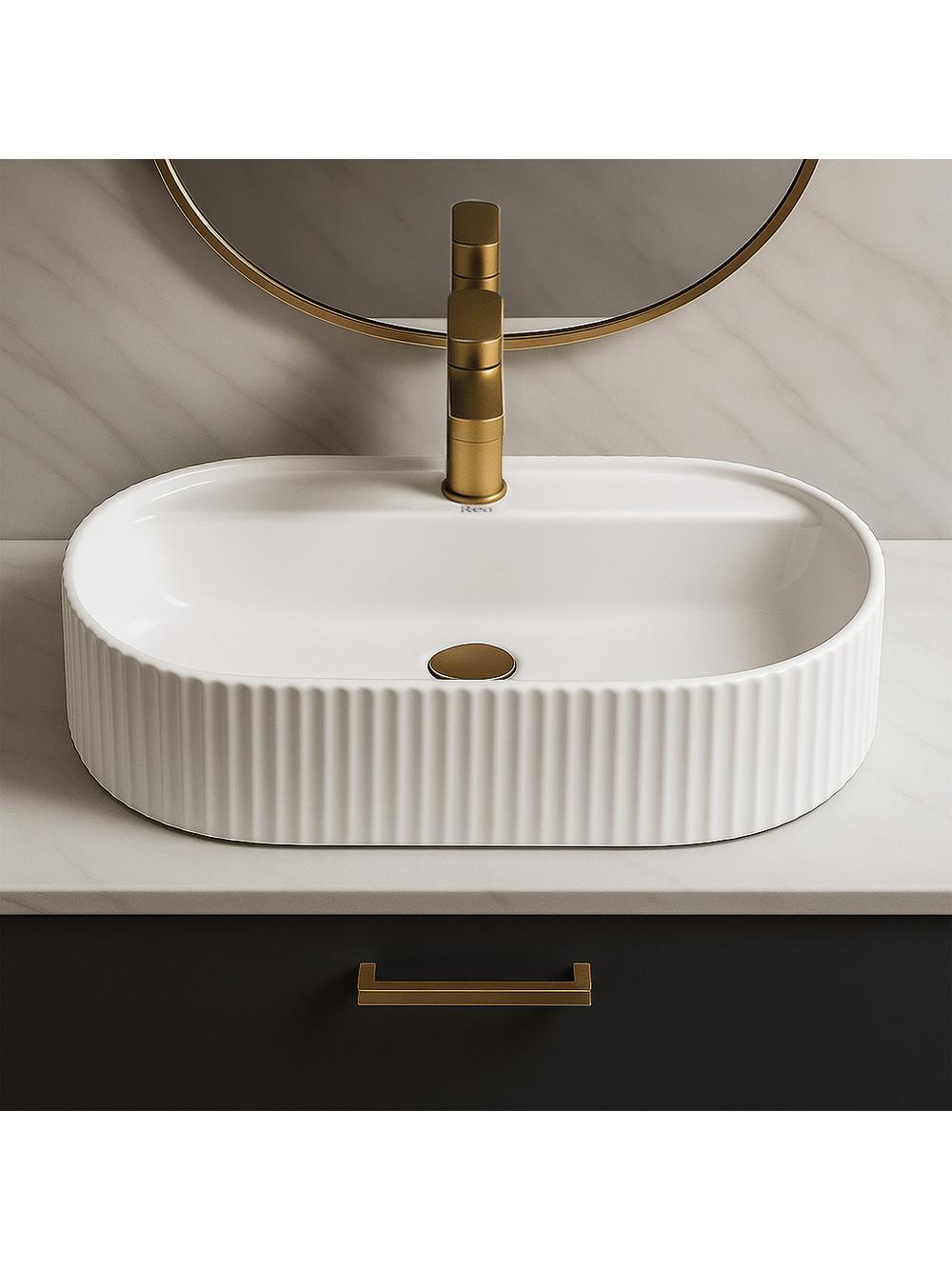 Lavabo sobre encimera Rea Marcela 60