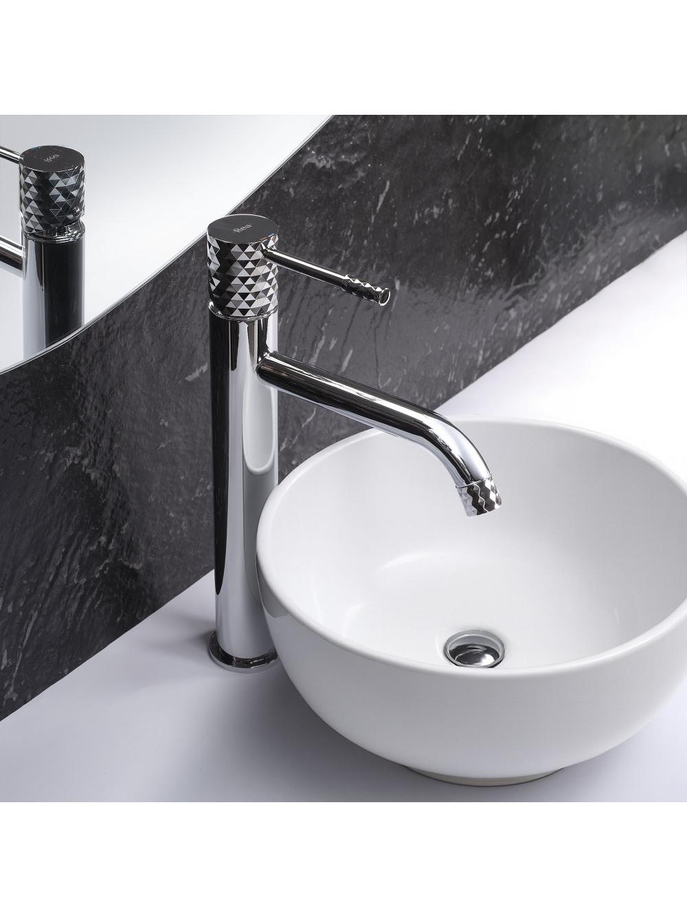 Waschbeckenarmatur Rea Lungo Diamond Chrom high