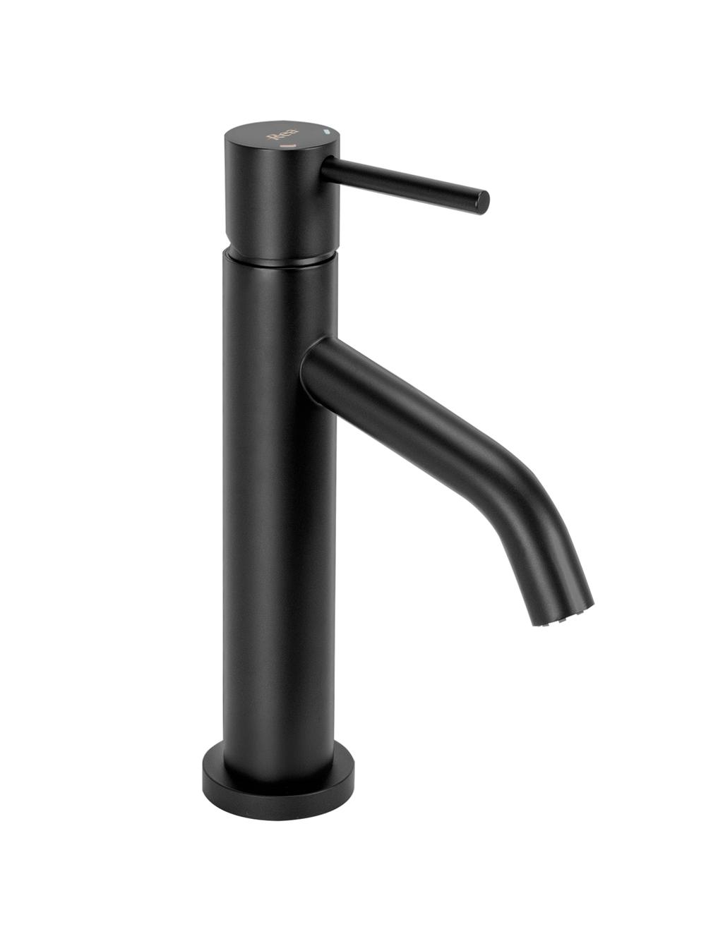 Bateria Umywalkowa REA LEVEL Czarna Niska