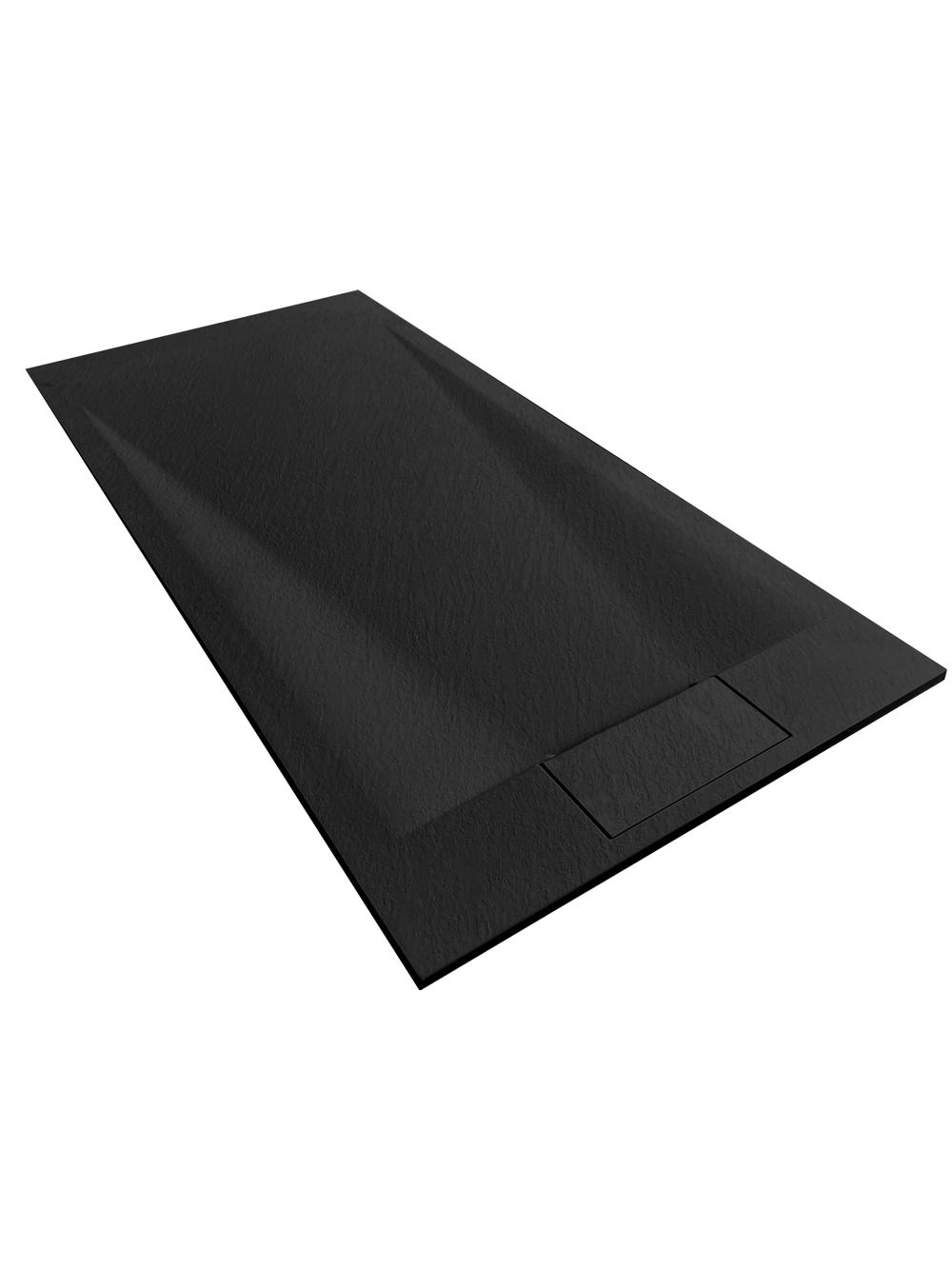 Brodzik prysznicowy Bazalt Black 80x100