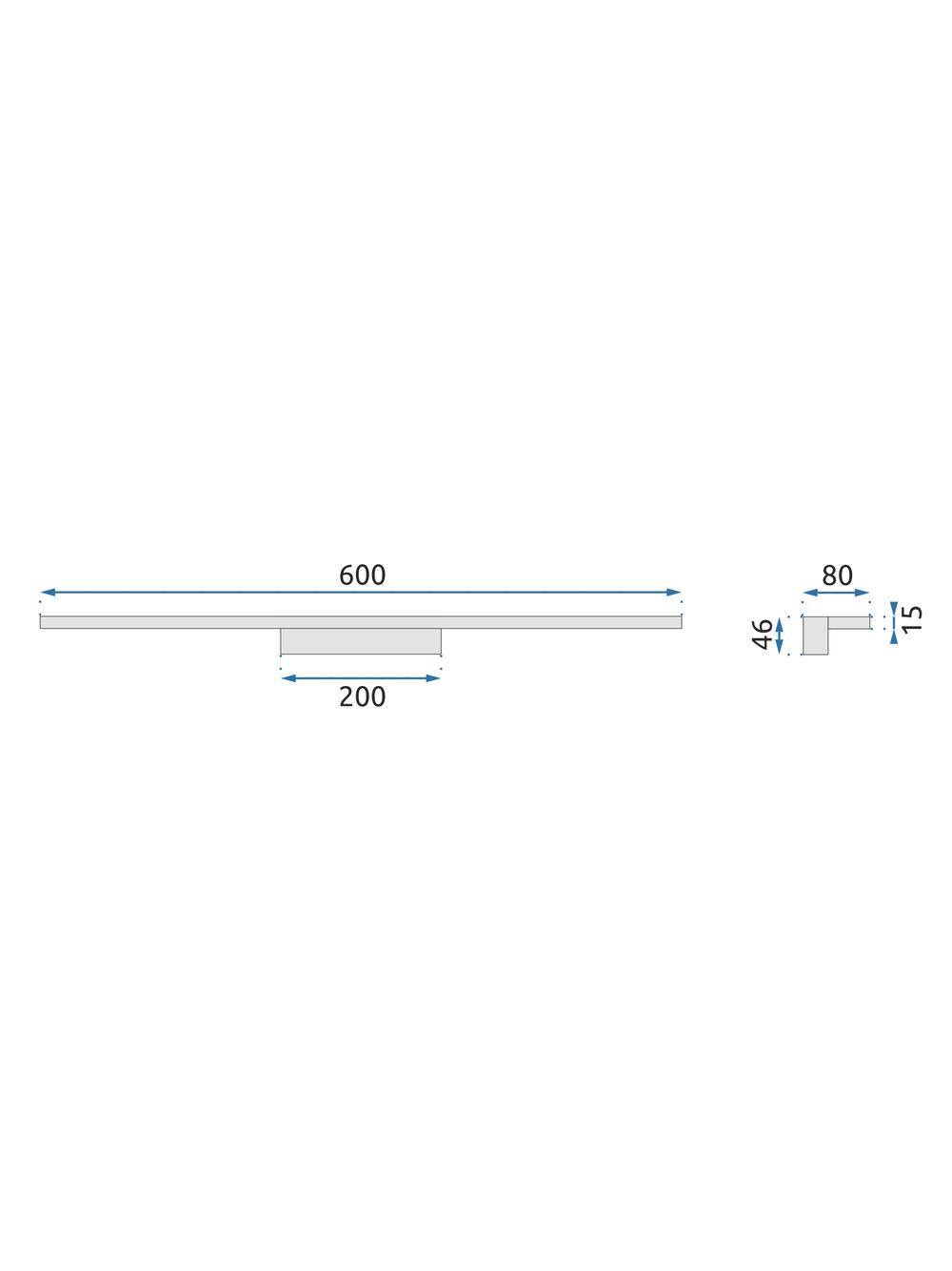 Kinkiet LED Gold 60cm APP837-1W