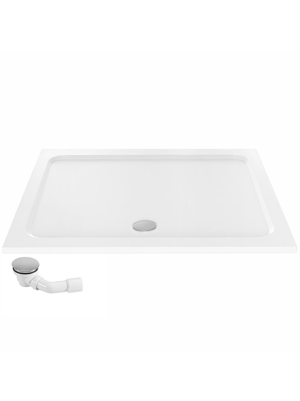 Piatto doccia acrilico Rea Belmond White 90x120
