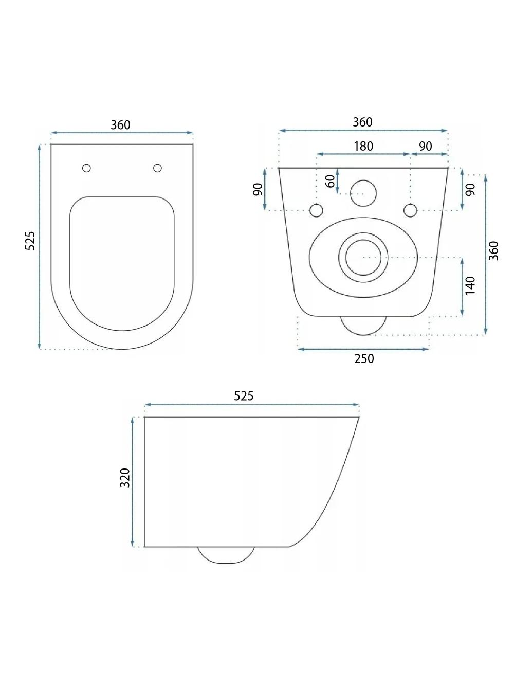 Misa WC podwieszana Eddy N Tornado Rimless