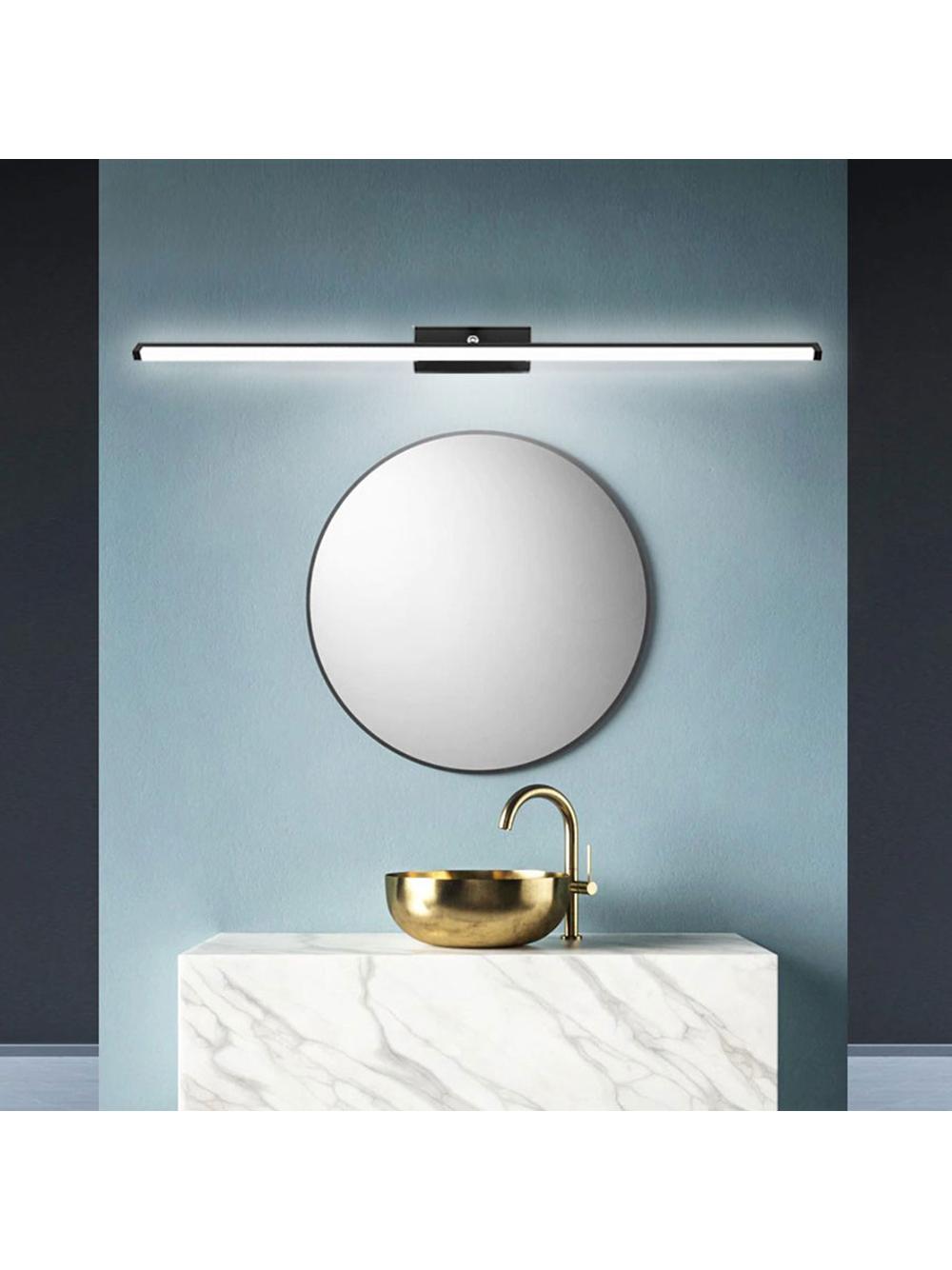 LAMPA KINKIET ŁAZIENKOWY LED NAD LUSTRO 20W 100CM APP375-1W CZARNA