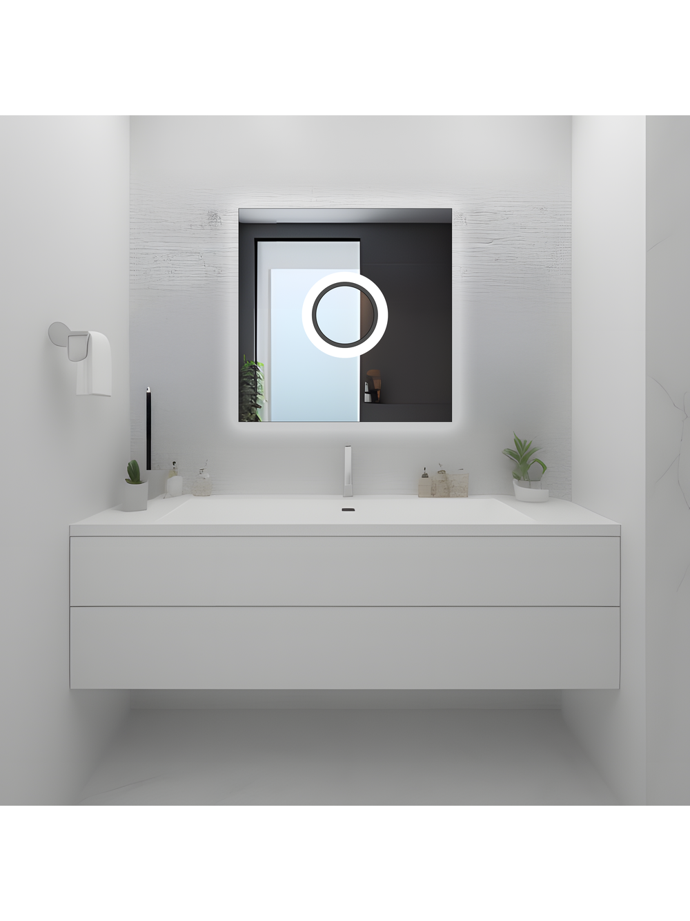 LUSTRO ŚCIENNE LED 60x60 YH-BL-12