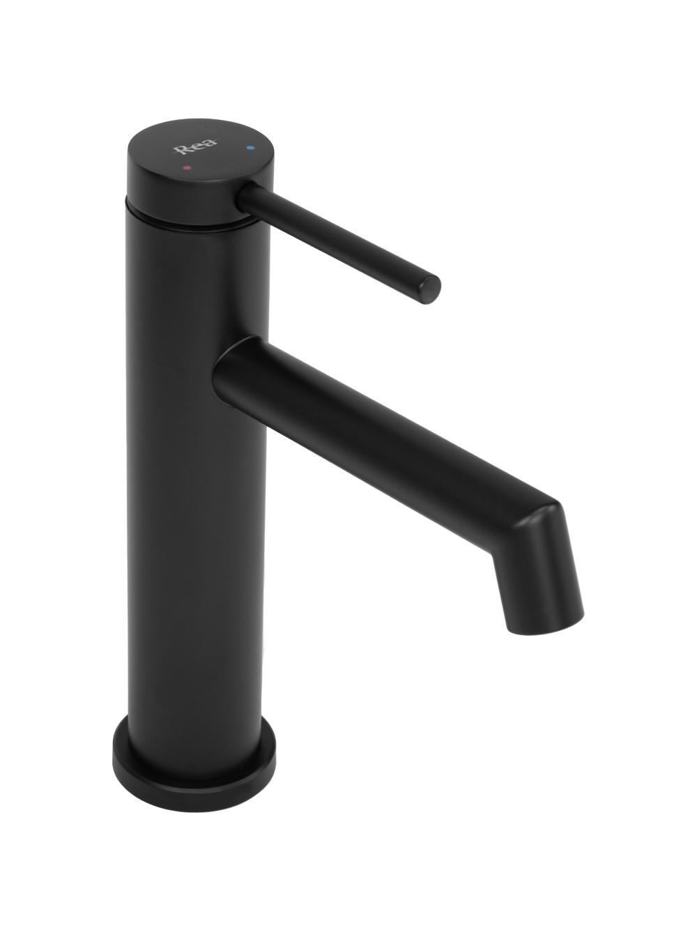 Bateria umywalkowa Rea Foss czarna niska