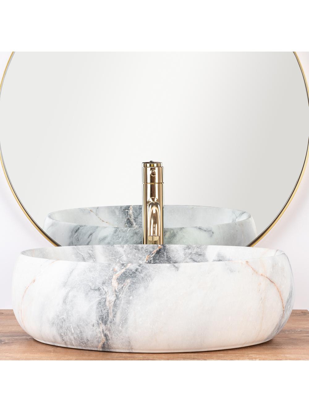 Πάγκος νιπτήρας Rea Linda Granit Matt 48. 5 x 34 x 14.5 cm