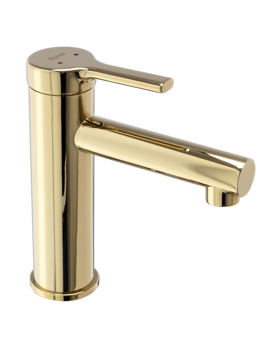 Βρύση νιπτήρα REA PIXEL Gold Gold Low
