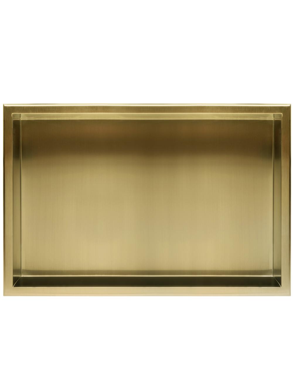 bathroom shelf 30x60 gold brush