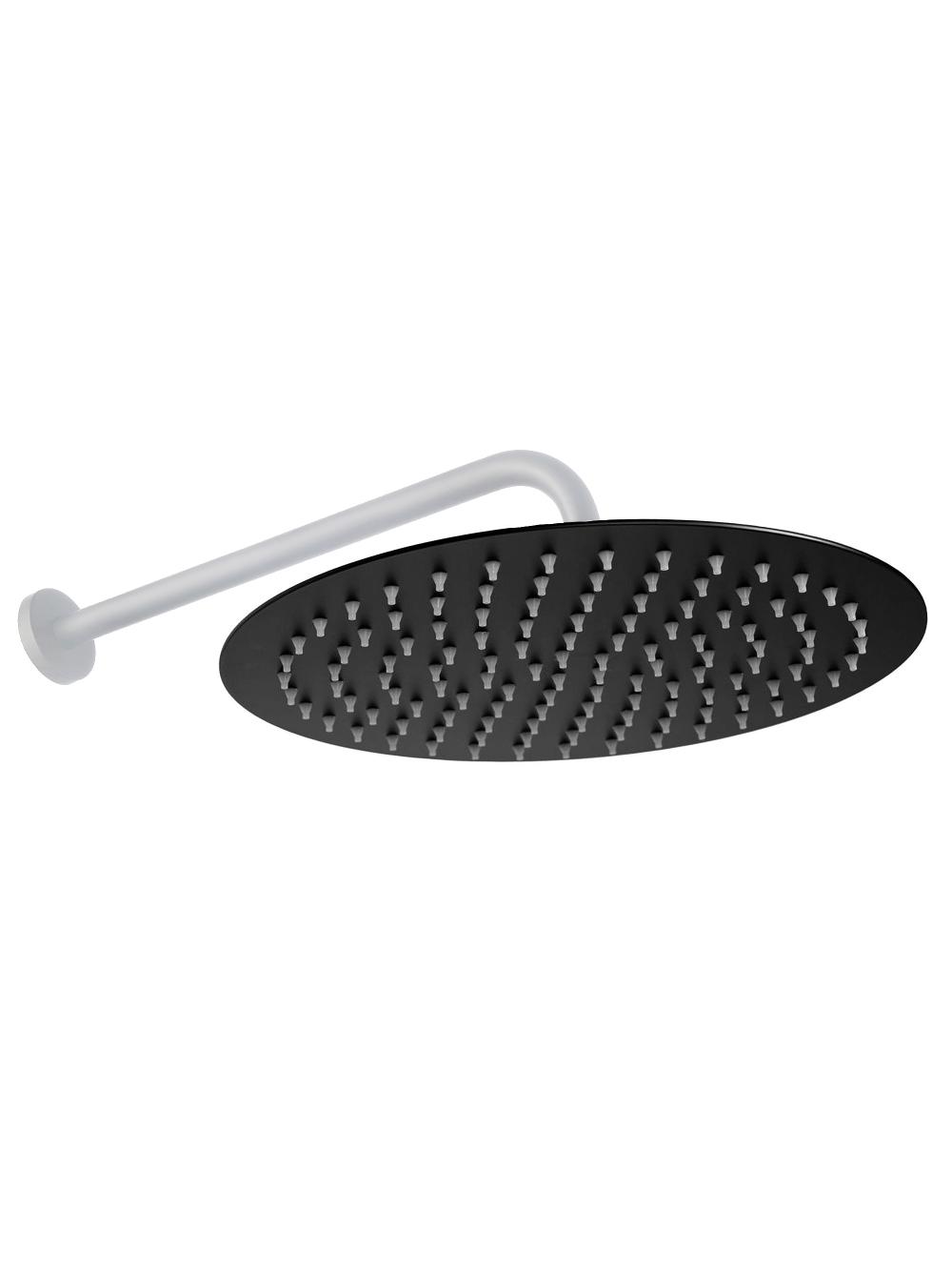 Rainfall shower head Rea Black Matt 25cm