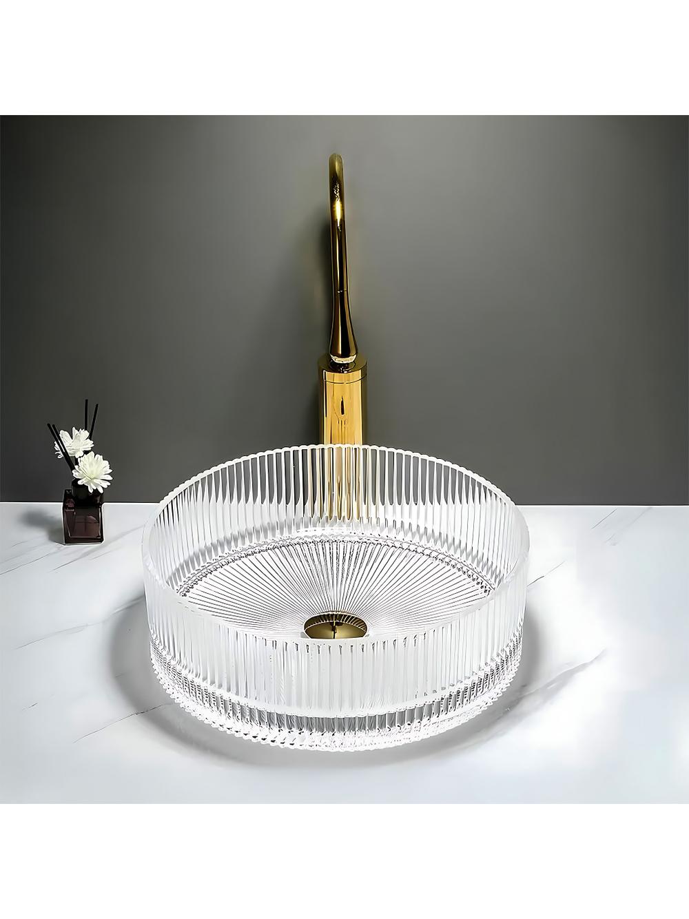 Countertop washbasin Rea Ingrid 36 Transparent