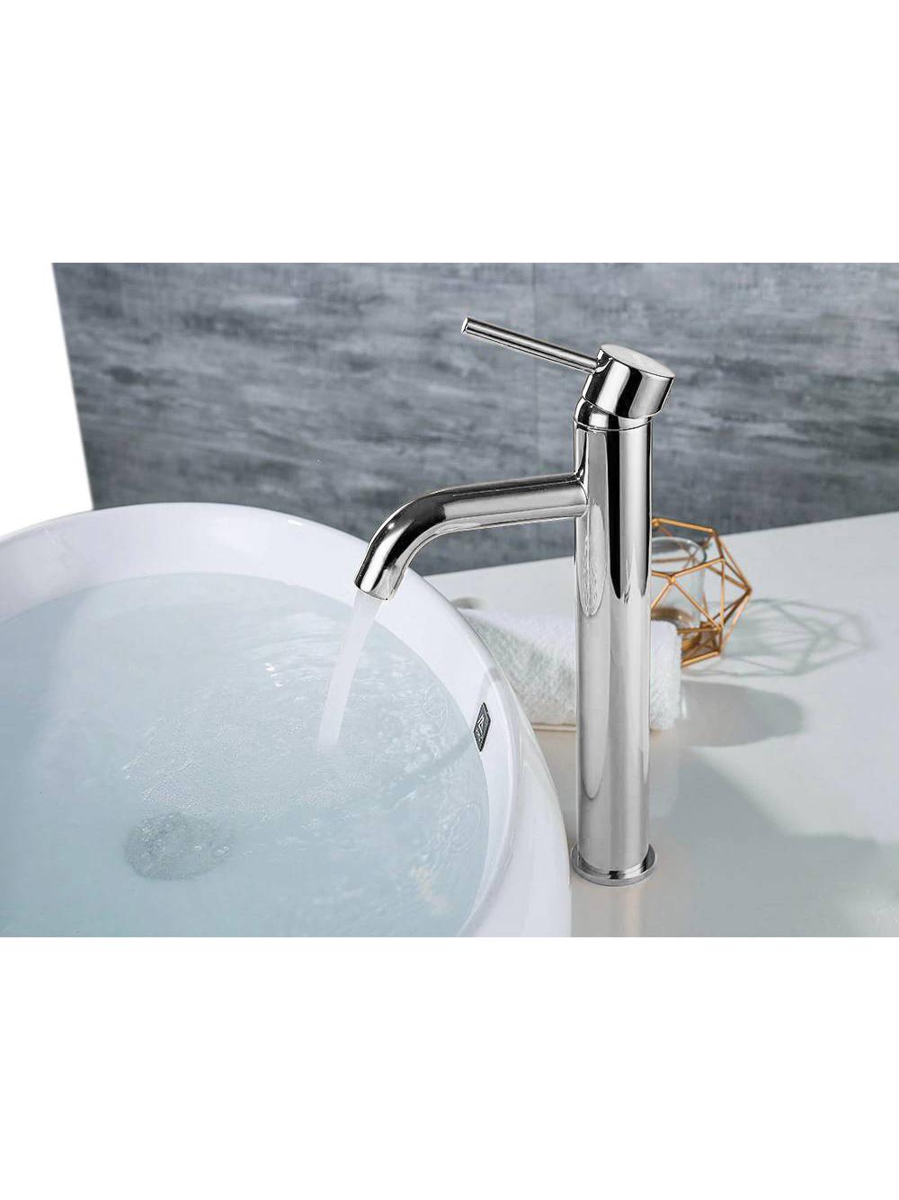 Bateria Umywalkowa Rea Lungo Chrom Wysoka