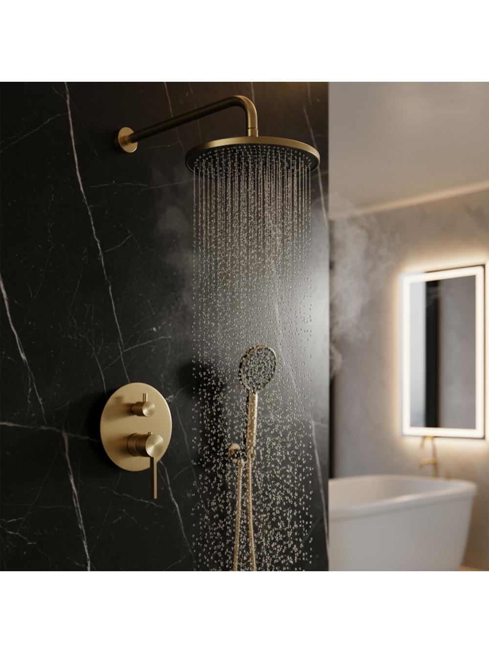 Shower system Rea Foster Brush Gold + BOX