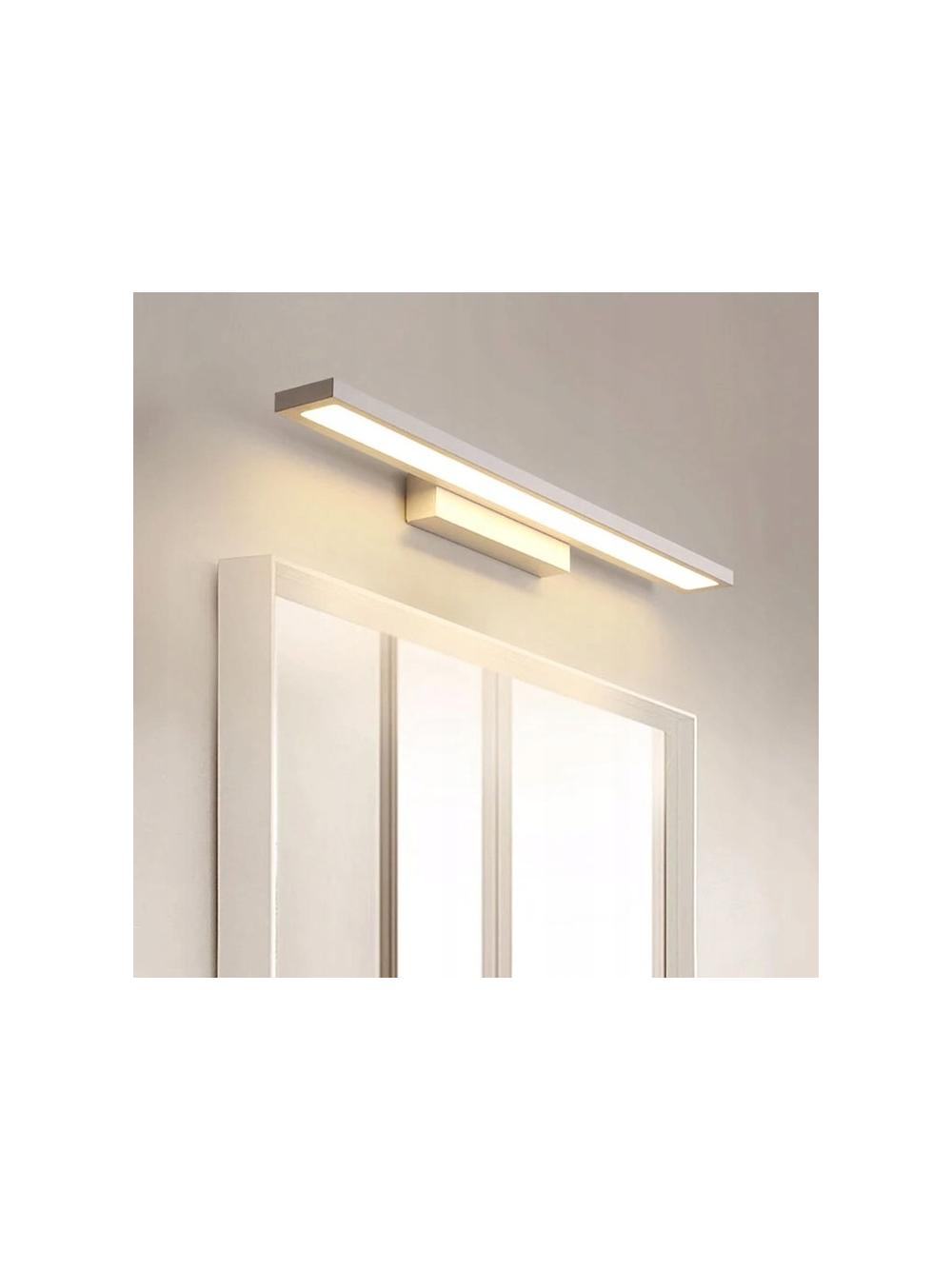 LAMPA KINKIET ŁAZIENKOWY LED NAD LUSTRO 80CM APP841-1W FLAT Chrom