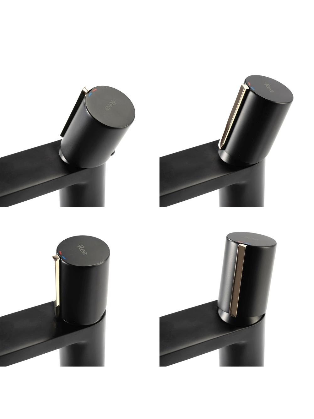 Robinet de lavabo REA ICON Black Low