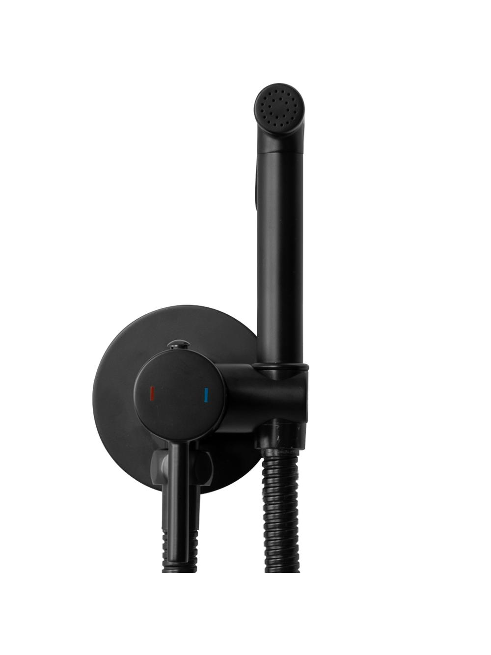 Bateria bidetowa REA Lungo Loop czarna