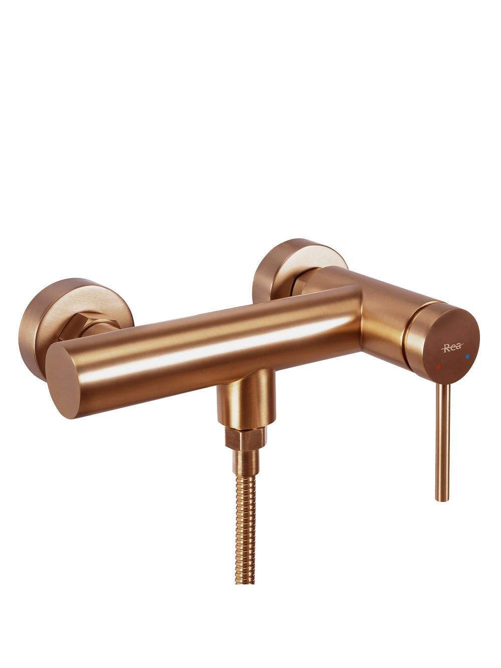 Shower faucet REA Foss/Clif Brush Copper