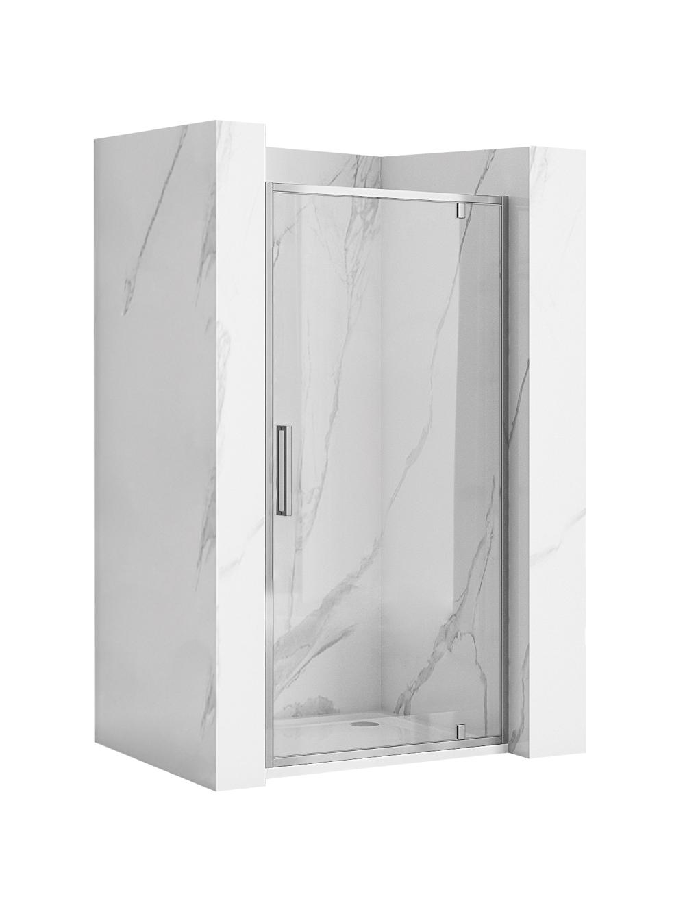 Drzwi Prysznicowe Uchylne REA Rapid Swing Chrom 90
