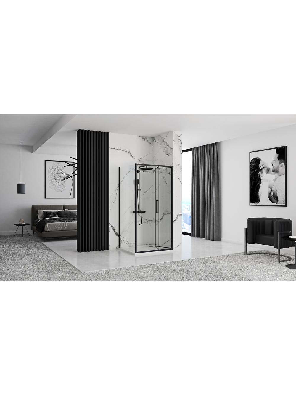 Kabina Prysznicowa Narożna Rapid Fold Black