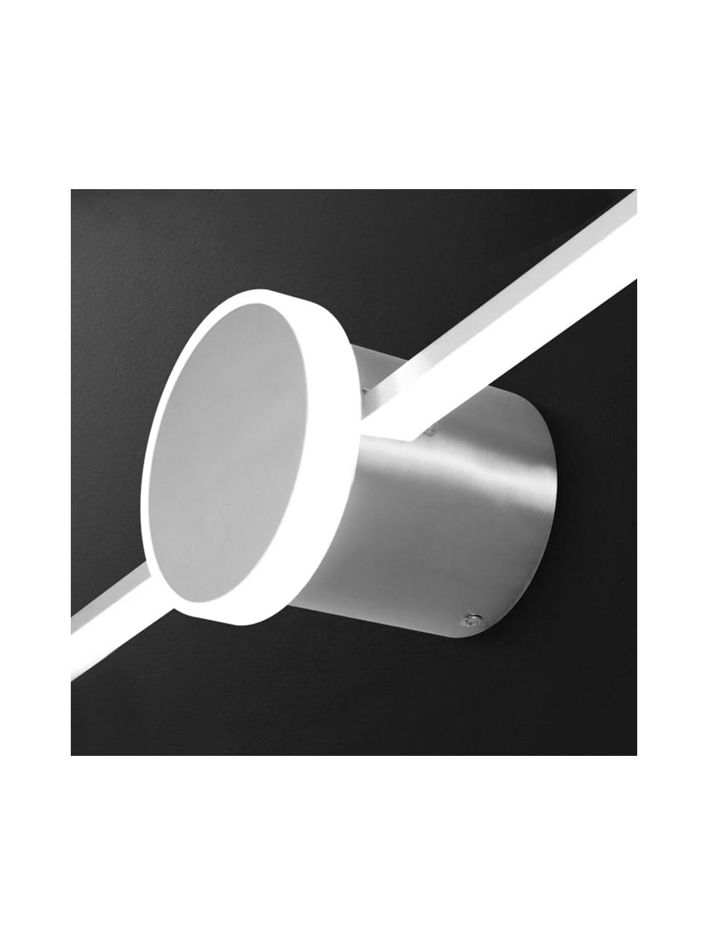 Kinkiet łazienkowy LED Round Chrom 40cm APP845-1W