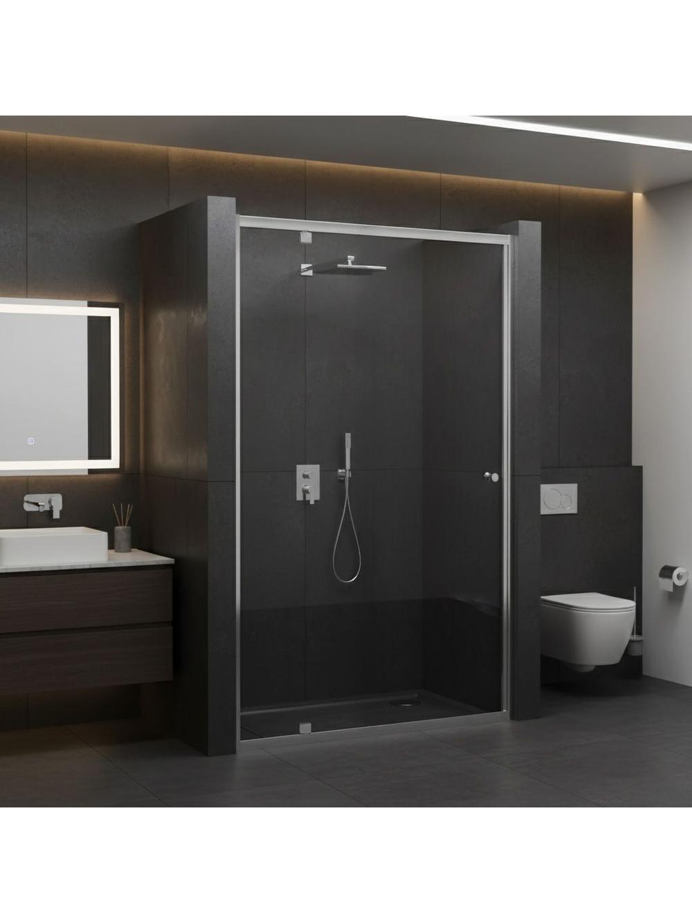 Puerta de ducha Rea Primo Swing 80 Chrome