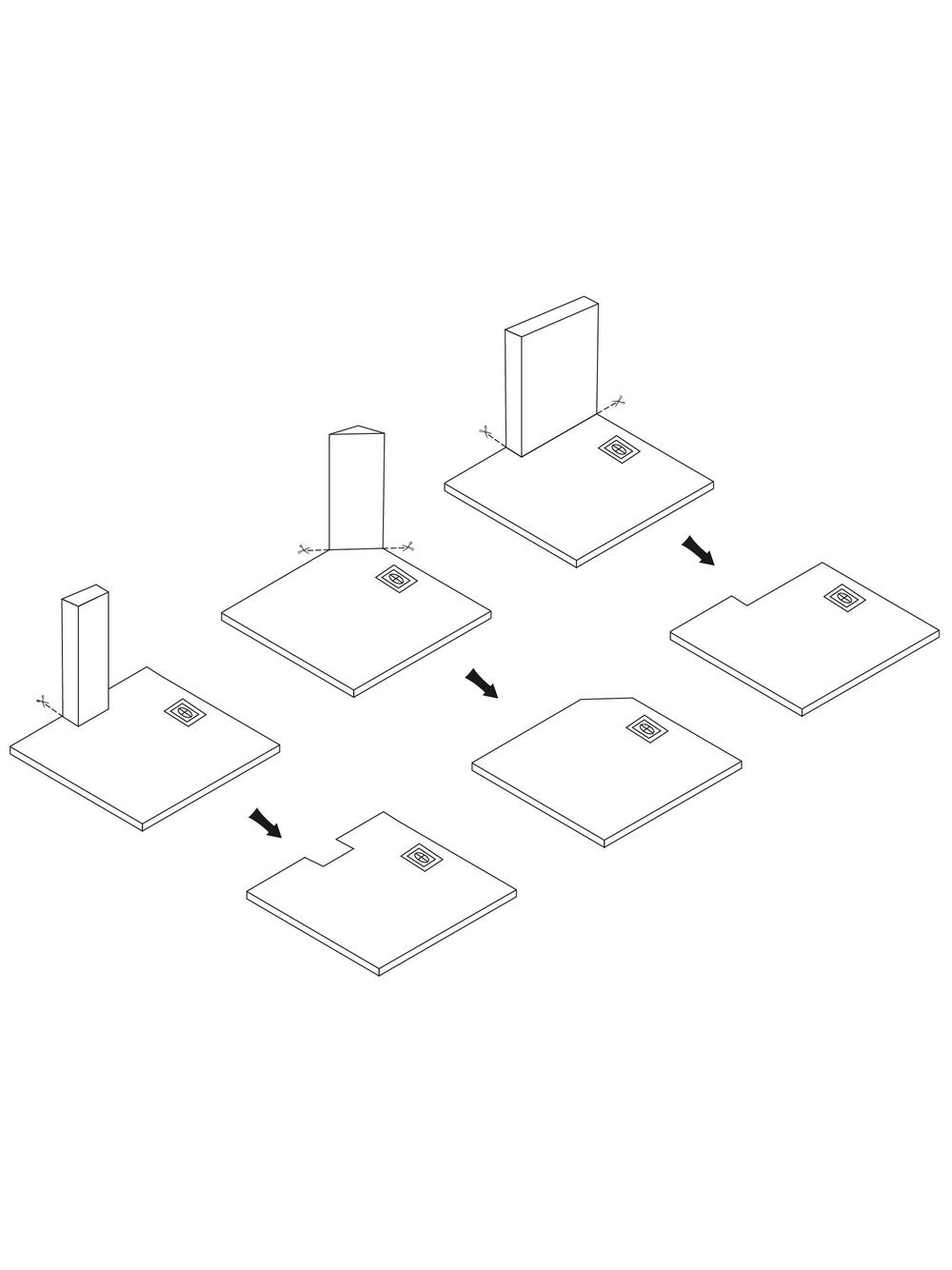 Brodzik prysznicowy Bazalt Grey 90x90
