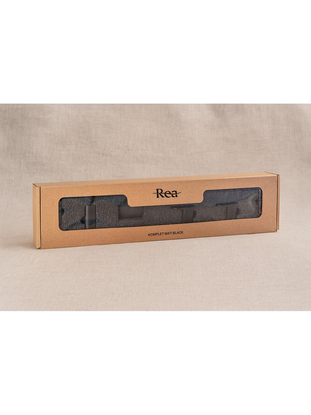 Juego de accesorios de baño Mati Black 4 piezas