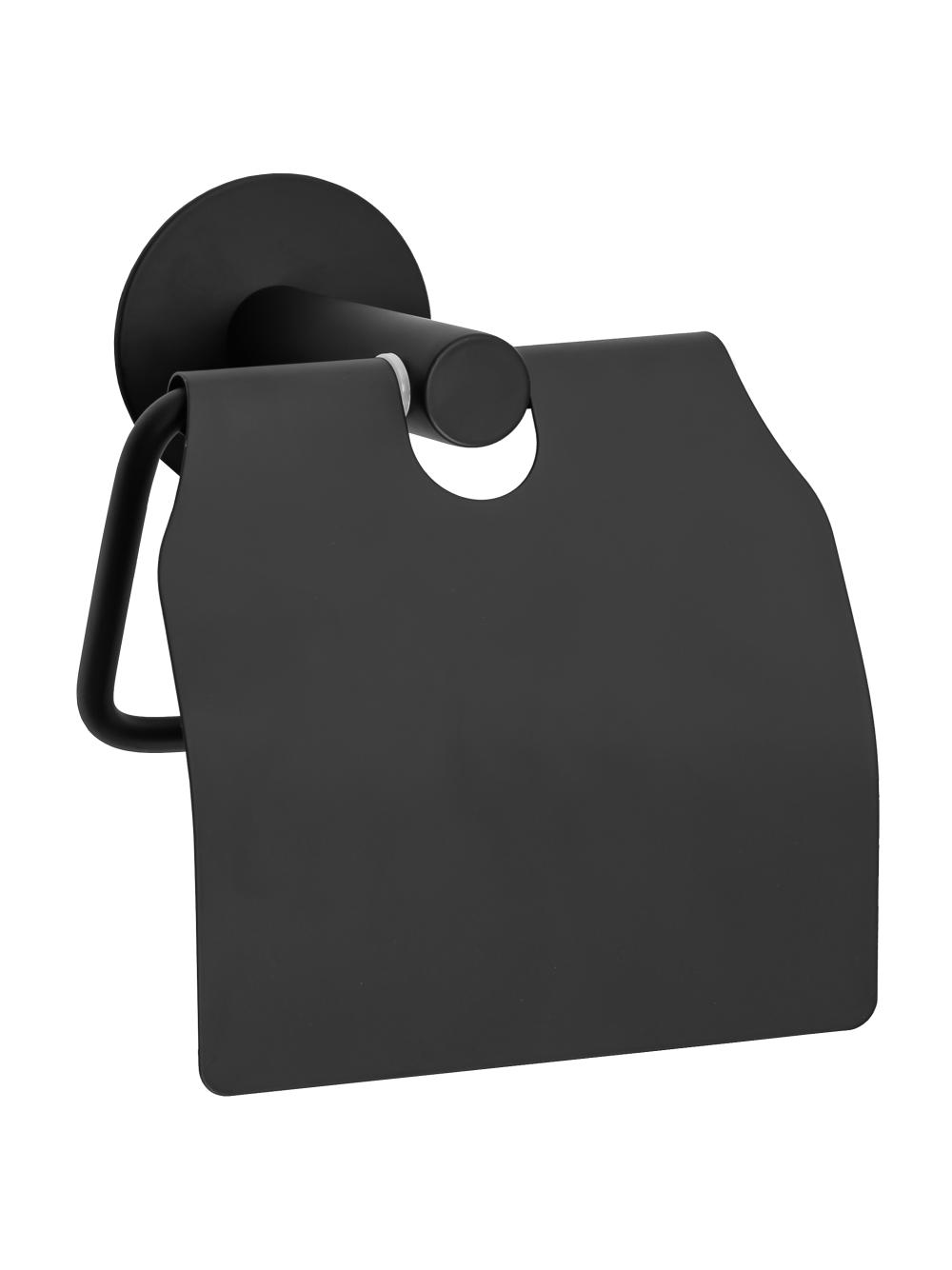 UCHWYT NA PAPIER TOALETOWY CZARNY 322219A DUO
