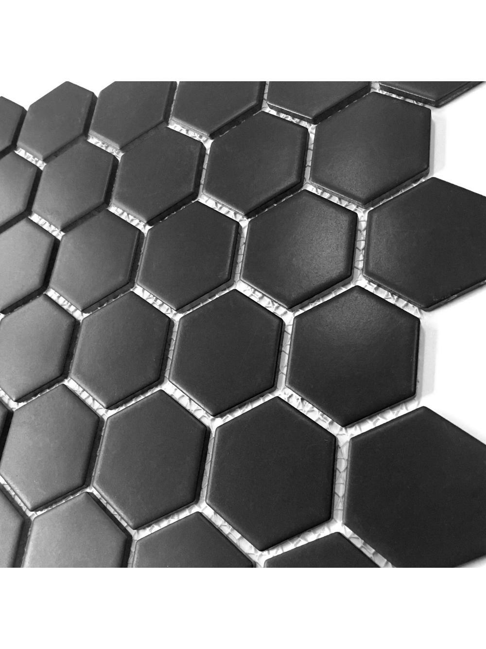 Mozaika hexagon 133425 Czarna