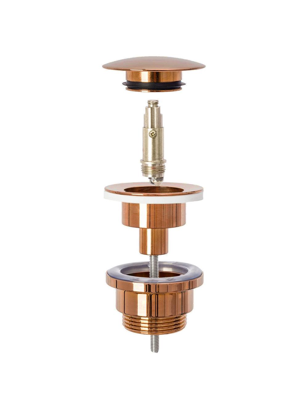 Siphon de lavabo Clic-Clac Universel Copper